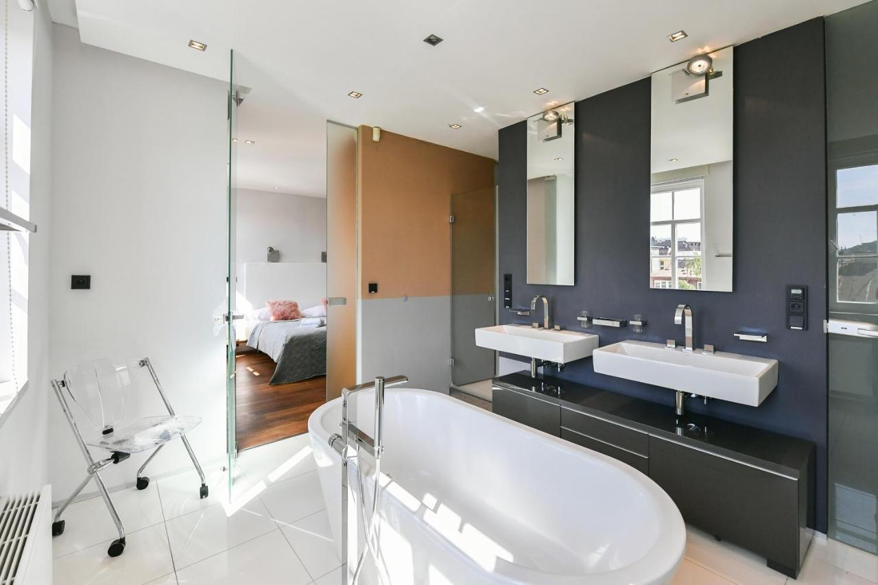 Luxury Central Penthouse With Sauna, Terrace, 250M2, 5Bdrm, 3Bthrm Prague Extérieur photo
